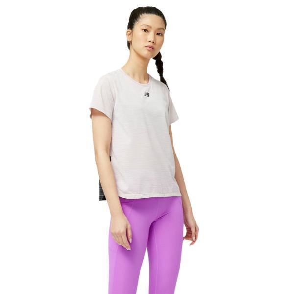 ニューバランス ランニングウェア Tシャツ 半袖 レディース  Impact ルミナスショートスリーブ WT31251 SIR new balance