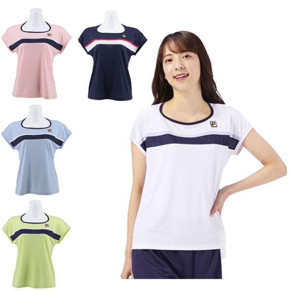 FILA（フィラ） テニスウェア ゲームシャツ レディース DAISY VL2596