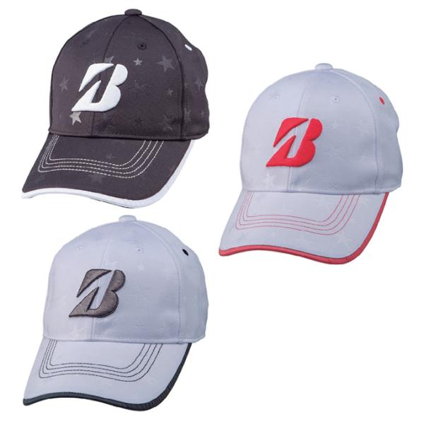 星が印象的な女子プロモデルキャップ、女子プロの訴求力もあり。■カラー：BK（黒）、PK（ピンク）、WK（白／黒）■サイズ：F（約55〜58cm）■素材：ポリエステル100％■原産国：中国検索ワード：帽子 ぼうし cap