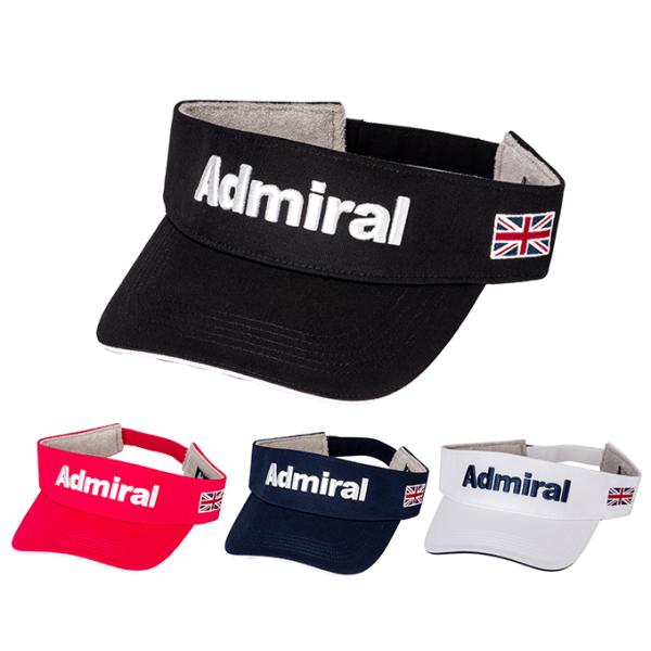 【アドミラル】サンバイザー Admiral（アドミラル） ゴルフ サンバイザー メンズ バイザーロゴ