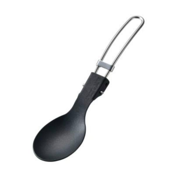 軽量なチタニウム製フォールディング「スプーン」汚れが落ちやすいフッ素加工。■サイズ：使用時/約15.5cm収納時/約9cm※製品によって仕上りサイズに多少の誤差がありますのでご了承下さい。■重量：約21g■素材：本体/チタニウム、フッ素加工...