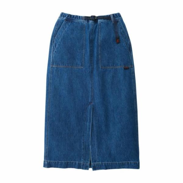 G3SW-SK075 GRAMICCI(グラミチ)LONG DENIM SKIRTデニムスカート ロングスカート ストレッチ Gramicci（グラミチ） ロング デニム スカート G3SW-SK075 レディース