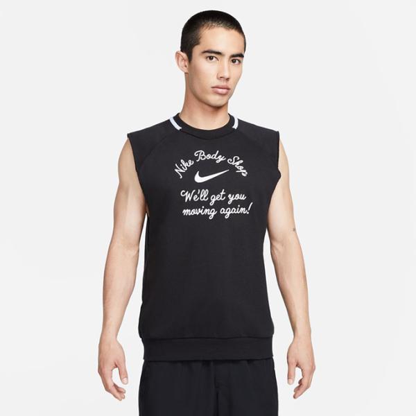 NIKE 半袖 スウェットXL USA製 ナイキ 半袖 スウェット メンズ DF フリースノースリーブ DYE DX0883