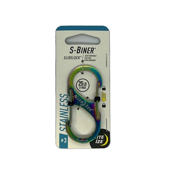 他サイト： ナイトアイズNITEIZE カラビナ S-BINERスライドロック＃3 NI59105の商品画像