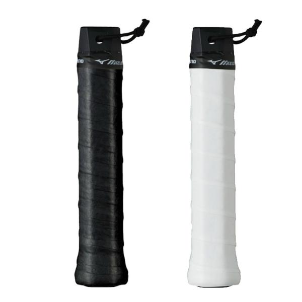 ミズノ史上最高のグリップ性を持った定番モデルの3本入。ウェットタイプ。■カラー：01(WH/ホワイト)、09(BK/ブラック)■サイズ：厚み0.6×幅25×長さ1200mm■素材：ポリウレタン、ポリエステル■原産国：日本製検索ワード：ウェッ...