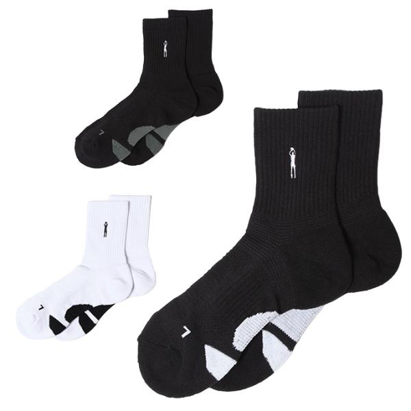 しっかりサポートするハイパフォーマンスソックス■カラー：WH/BK、BK/WH、BK/CH■サイズ：19cm-21cm、21cm-23cm、23cm-25cm、25cm-27cm、27cm-29cm■素材：ポリエステル、綿、その他■機能：吸...