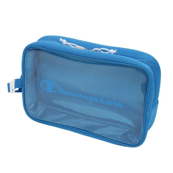 軽量なエアーメッシュ素材のシューズバッグです。持ち手のバックルを使い、他のスポーツバッグなどに装着することも可能です。正面にChampion（チャンピオン）ロゴをプリントしています。■カラー：34CBL ( カリフォルニアブルー )■サイズ...