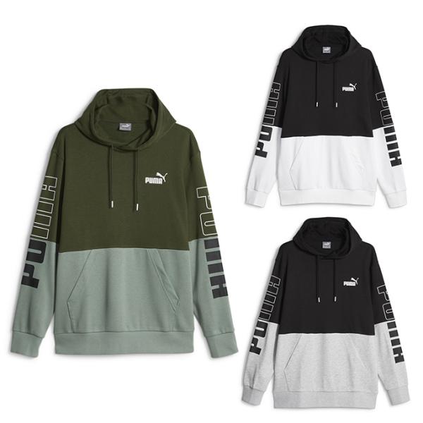 PUMA（プーマ） スウェットパーカー メンズ POWER CB 裏毛フード