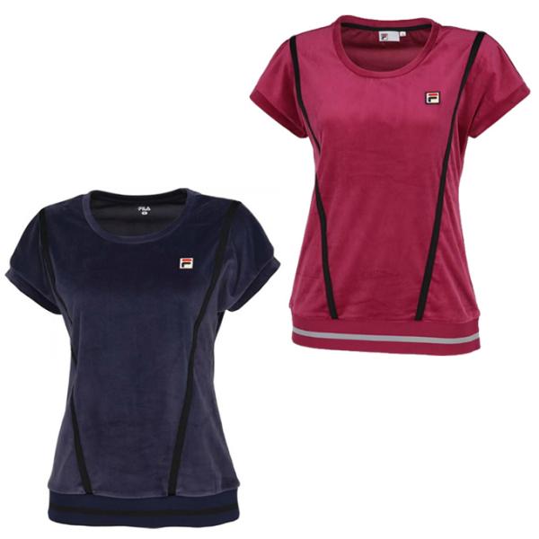 新品FILA フィラ ゲームシャツレディース FILA（フィラ） テニスウェア ゲームシャツ レディース コーデュロイ