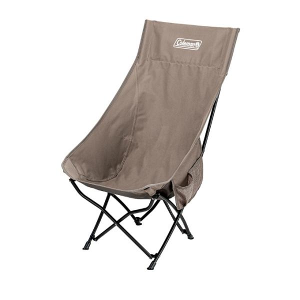 Coleman アウトドアチェア 2脚セット グレージュ Coleman コールマン チェア 2脚セット 折りたたみ カップ
