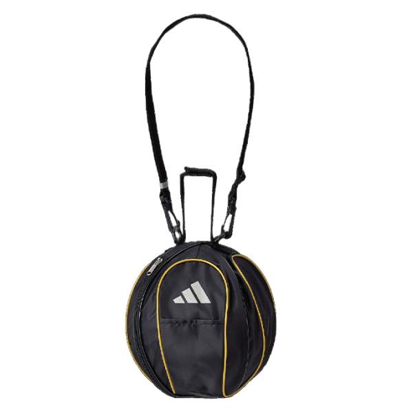 ■カラー：BK/GD■サイズ：幅/23cm、高さ/23cm、奥行/23cm■素材：ポリエステル■原産国：ベトナム検索ワード：ボール入れ ボールケース ボールバッグ