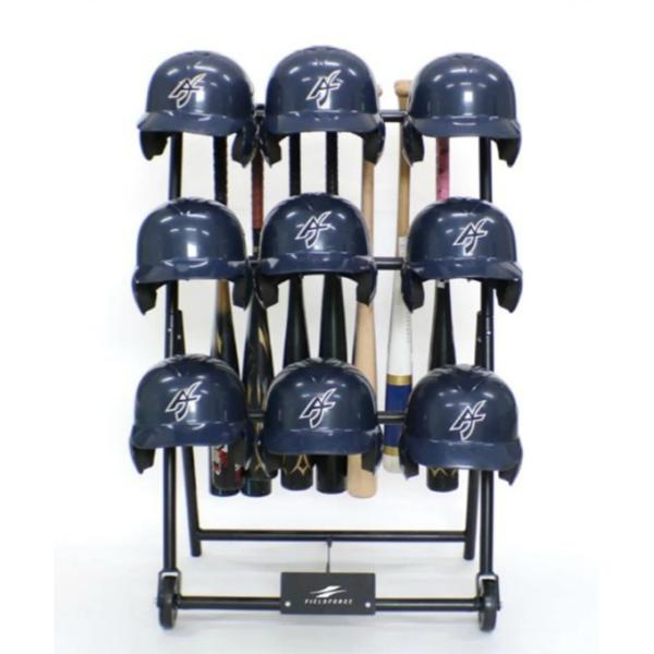 車輪付きで持ち運び楽ちん■サイズ：縦約100cm×横幅約65cm×奥行約45cm■素材：スチール■重量：約5.7kg■原産国：中国■特長：バット最大14個、ヘルメット最大9個車輪付き※メーカー取り寄せ商品の為、通常よりも納期がかかります。休...