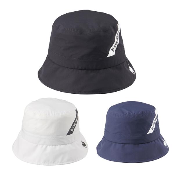 雨の日のゴルフには欠かせないレインハット。トレンドのバケットハットデザイン。ハット型なので、水滴を全方向に逃してくれます。2.5層のストレッチタフタを使用しており、防水性とストレッチ性を兼ね備えた、レインハットになっています。■カラー：BK...