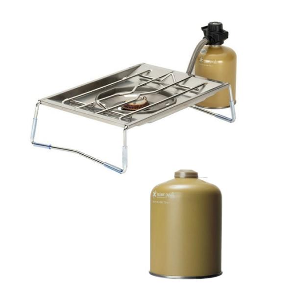 snow peak（スノーピーク） シングルバーナー 野遊びセット フラット