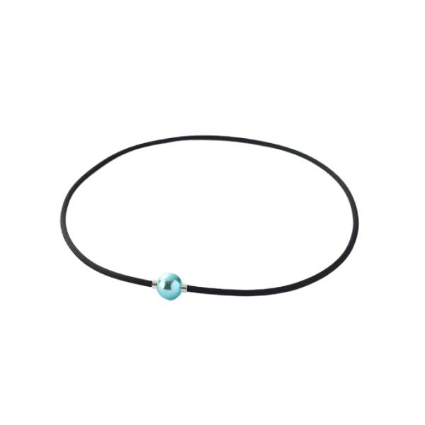 洗練された輝きでスポーツシーンに彩りを■カラー：GN/SV■サイズ：40cm検索ワード：健康グッズ ネックレス 疲労回復