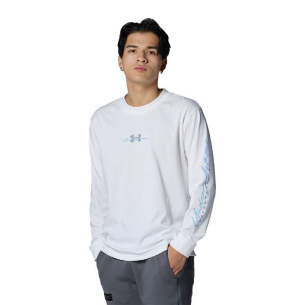 アンダーアーマー Tシャツ 長袖 メンズ UAヘビーウェイトコットン ロングスリーブTシャツ 1384802-100 UNDER ARMOUR