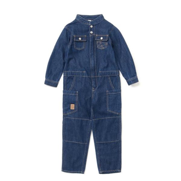 【未使用品】CHUMS デニム ジャンプスーツ Woman's M　ネイビー CHUMS（チャムス） ロングパンツ ジュニア Kid's Beaver Jump Suit