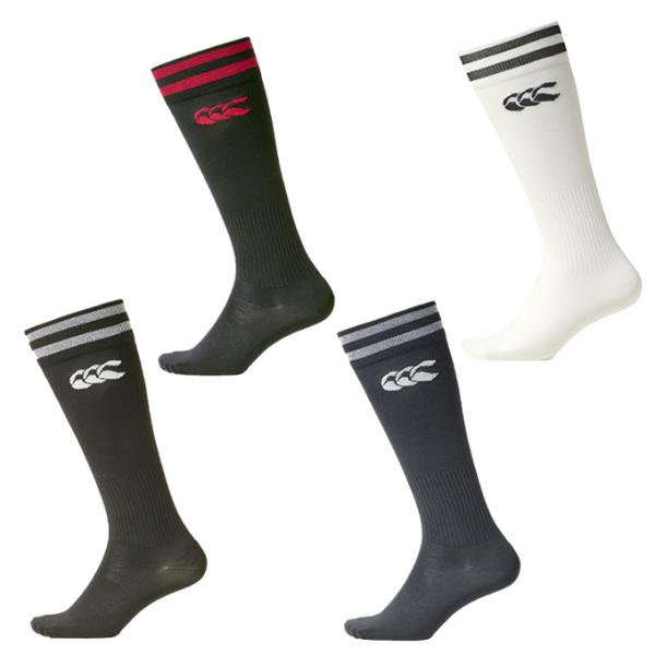 履き口に折返しをつけていないシングルタイプの定番2ラインストッキングです。■カラー：10WH、19BK、29NV、65BKRD■サイズ：25-27cm検索ワード：ラグビー ソックス 靴下