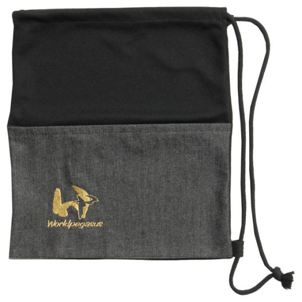 ■カラー：90(ブラック)■サイズ：38.5×33.5cm（縦×横）※製品によって仕上りサイズに多少の誤差がありますのでご了承下さいませ。■素材：ポリエステル■原産国：中国■特徴：WPロゴ金刺繍 収納スペース付検索ワード：カバン 鞄 野球