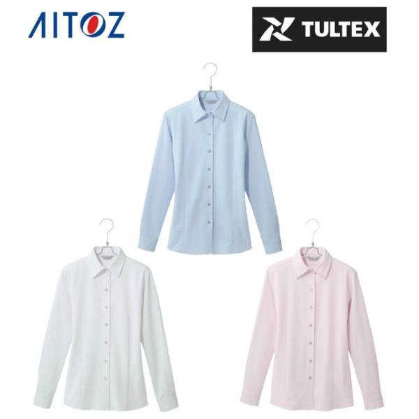 素材力が光る、スーパーノーアイロンブラウス。どんなシーンにもマッチする、見た目にも滑らかな王道の無地。■カラー：001/ホワイト020/サックス038/ピンク■サイズ(cm)：5 ( バスト/90、肩幅/38、着丈/63、袖丈/56 )7 ...