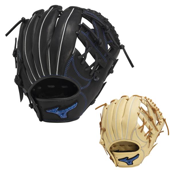テクニックのBLUE。Jr用はフレックス構造で開閉しやすく、操作性を高める。■カラー：09( ブラック )、8049( ブロンド×コルク )■サイズ：M■素材：受球面・背面 / クレストハイド( 天然皮革・牛革 )■利き手：右投げ用(LH)...