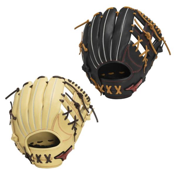 「パワー」のREDにAXIベロ搭載■カラー：8066 ( ブロンド×ローズブラウン )0949 ( ブラック×コルク ) ■利き手：右投げ用 ( LH )■サイズ：9■素材：受球面、背面/クレストハイド ( 天然皮革、牛革 )■原産国：フィ...