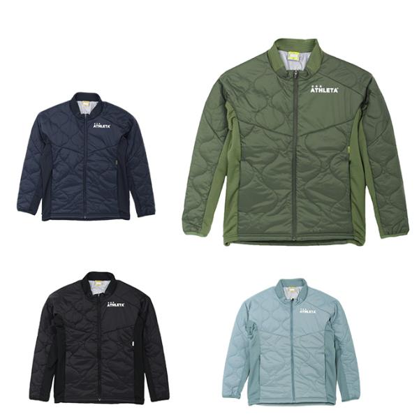ATHLETA（アスレタ） 中綿ジャケット ジュニア グリッド起毛パディング