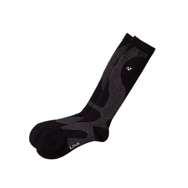 ■カラー：BK ( 007 ブラック )■サイズ：S ( 20-23cm ) ( 履き口TOP幅/10cm、履き口縫製部幅/9cm、足首幅/7.8cm、アーチ幅/7.5cm、指付け根幅/9cm、足底丈/18cm、総丈/38.5cm )M (...