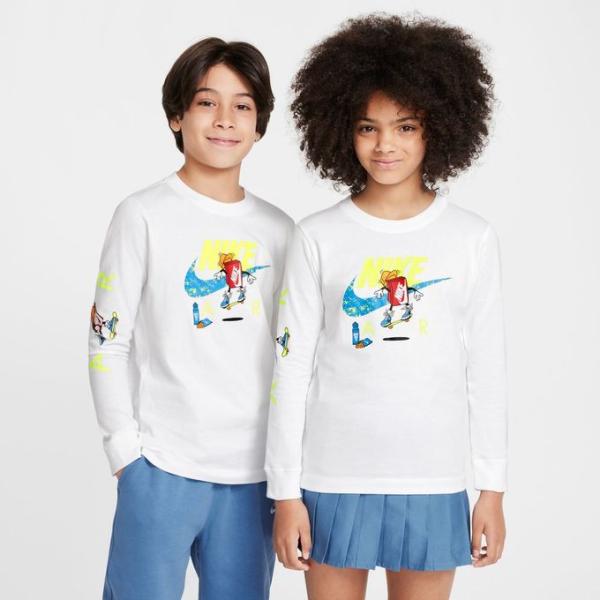 NIKE ナイキ Tシャツ 長袖 ジュニア ボクシー スケボー ロング NIKE ナイキ Tシャツ 長袖 ジュニア ボクシー スケボー ロング