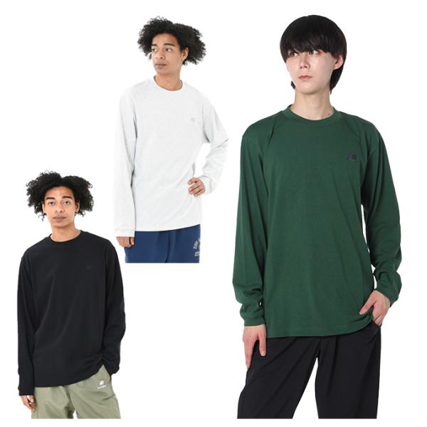 New Balance（ニューバランス） Tシャツ 長袖 メンズ AHL 刺繍ロゴ