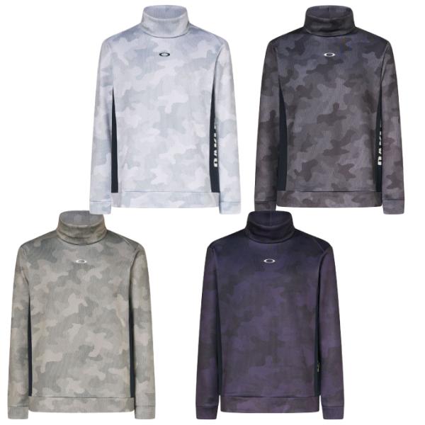 Oakley クロコダイルパターン 長袖シャツ OAKLEY オークリー ゴルフウェア 長袖シャツ メンズ 裏起毛
