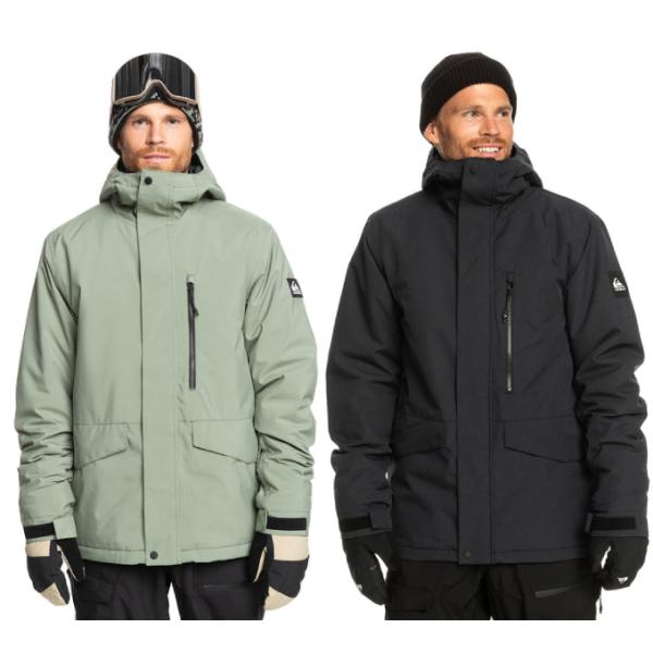 クイックシルバー QUIKSILVER スノーボードウェア ジャケット メンズ Quiksilver MISSION SOLID JK QJK243403