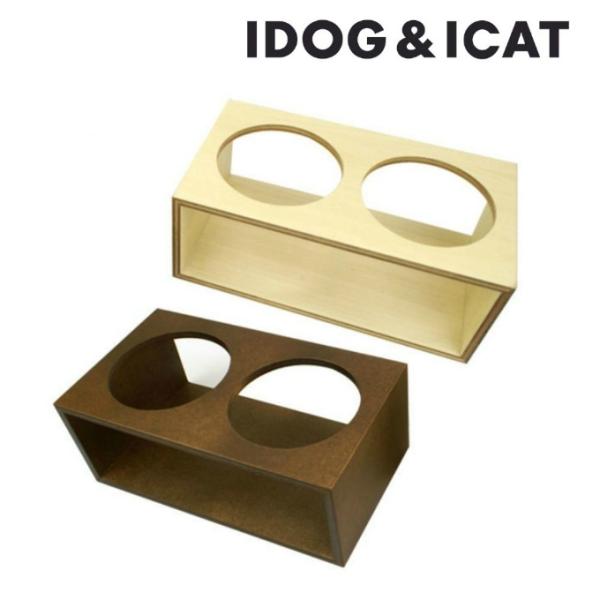 ☆IDOG＆ICAT 食器スタンド iDog Living Keat キートスクエア2 LI-040-L 【ご自宅配送限定】‥