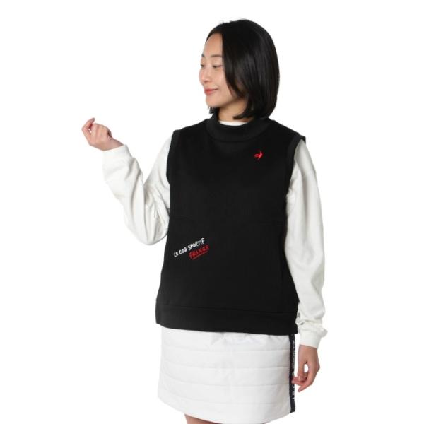 LE COQ SPORTIF ベストとスカートセット ブラック le coq sportif（ルコックスポルティフ） ゴルフウェア ベスト