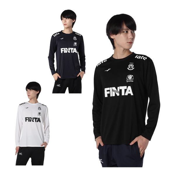 FINTA フィンタ サッカーウェア プラクティスシャツ 長袖 メンズ ロングスリーブTシャツ FT4328