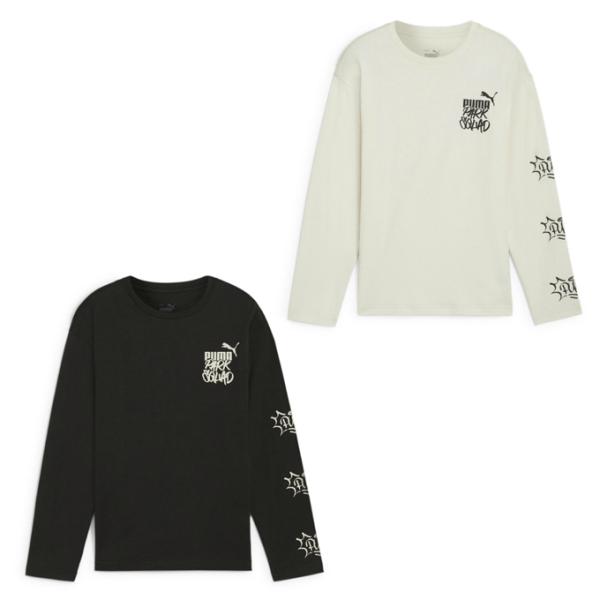 プーマ　Tシャツ　ロンT 160 PUMA プーマ Tシャツ 長袖 ジュニア ESS+ MID 90S ロンT 684036