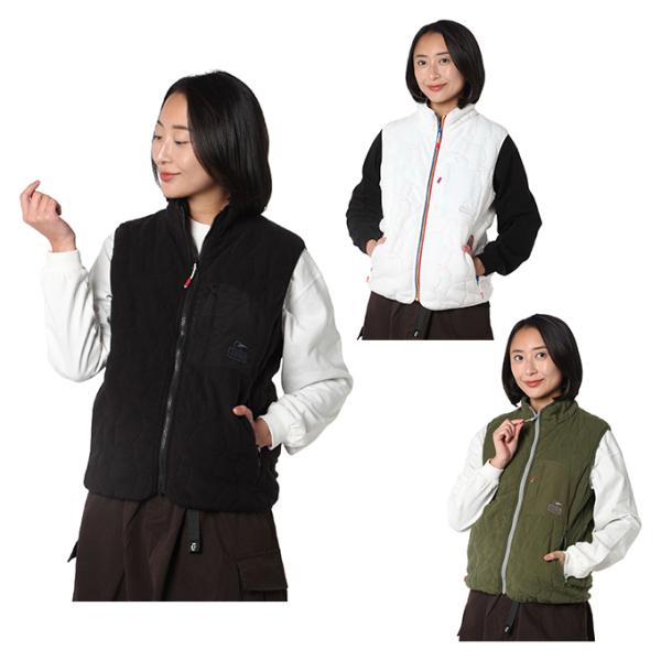 CHUMS フリースベスト ♡ CHUMS（チャムス） フリース ベスト レディース Booby Stitch Fleece