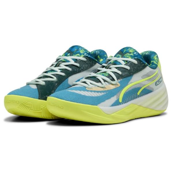 ■カラー：01(Tropical Blue-Peaceful Blue)■サイズ：26.5cm、27.0cm、27.5cm、28.0cm■素材：合成繊維+人工皮革+合成樹脂(ポリウレタン)■原産国：ベトナム検索ワード：バッシュ バスケットボ...