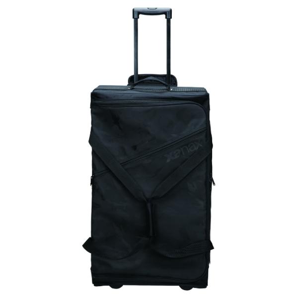 上に荷物を載せても潰れない。大切な道具を守る強靭なプロテクトキャスターバッグ。■カラー：90 ( ブラック )■サイズ：30cm×70cm×40cm※製品によって仕上りサイズに多少の誤差がありますのでご了承下さい。■容量：約84L■素材：ポ...