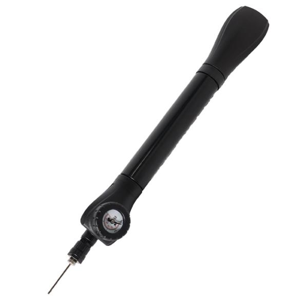 ■カラー：BK■特徴：空気針はハンドルの底面部分に内蔵されています替針はVISION QUEST専用空気針(3本入り)をお買い求めください。この空気入れは各種競技球ボール(サッカー・バレー・バスケット・ドッジボール・ハンドボール)用です。■...