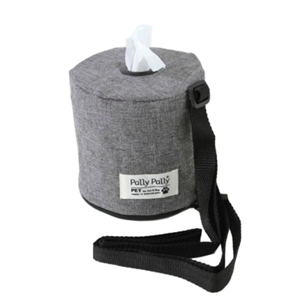 お散歩や、ゲ−ジ横で使える、ロールペーパー収納ポーチお散歩にも持っていけるポーチ■サイズ(mm)：145×180×30■重量：50■原材料：材質：ポリエステル　ベルト部：ポリプロピレン■原産国：中華人民共和国■使用方法：ご家庭のトイレットペ...