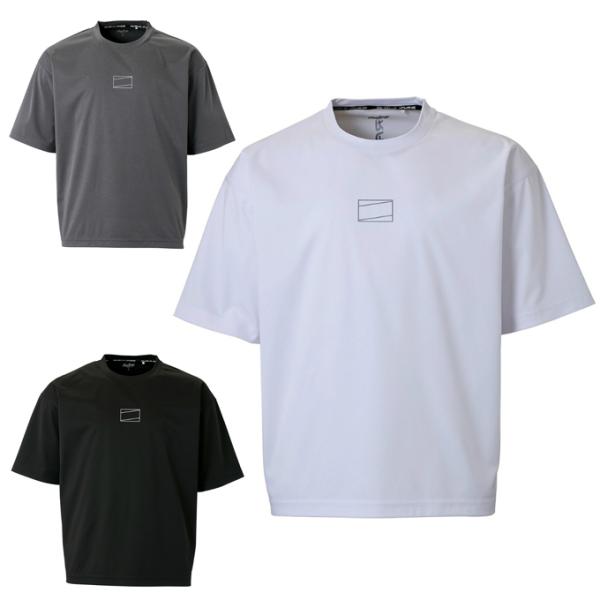 防風高密度ニットのクルーネックシャツ■カラー：BK ( ブラック )WH ( ホワイト )CGRY ( コンクリートグレー )■サイズ：M、L、O■素材：ポリエステル100％■特長：・表撥水・裏吸水速乾・胸リフレクトプリント・オーバーサイズ...