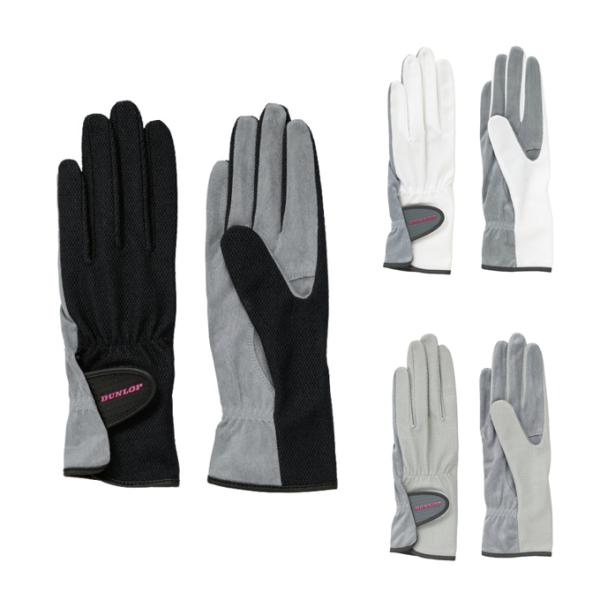 他サイト： ダンロップ DUNLOP テニス用手袋 レディース テニスグローブ 両手セット TGG0115Wの商品画像