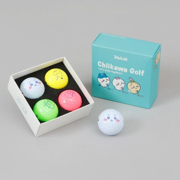 ちいかわGOLF ゴルフボール (半ダース4個入り) レディース Volvik製