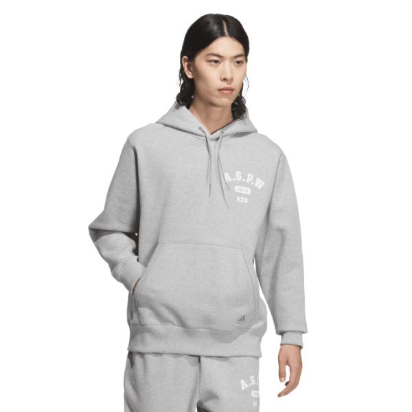 入手困難✨adidas フード付き　裏起毛　ジャージ　上下セット　グレー　美品 adidas（アディダス） スウェットパーカー メンズ CLG 裏起毛フード