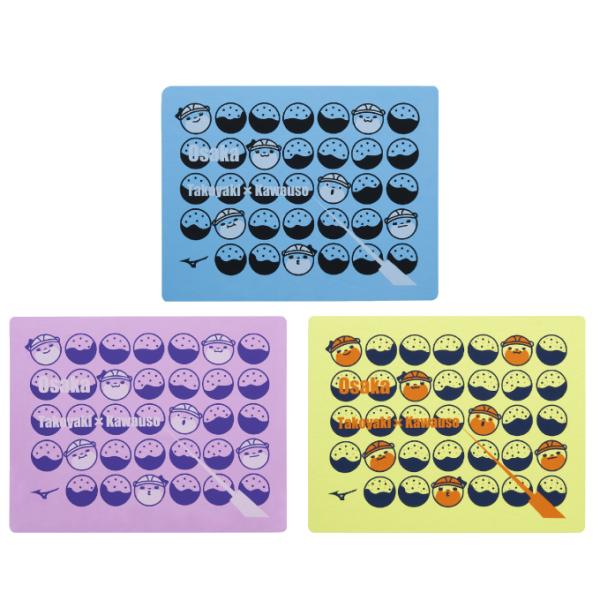 かわうそくん×たこ焼きデザイン。拭いて絞って何度も使える吸水タオル。■カラー：19サックス、43イエロー、68ラベンダー■サイズ：本体 / PVAスポンジ中芯 / ポリエステル検索ワード：水泳タオル プールタオル セームタオル