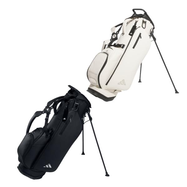 adidas アディダス スタンドキャディバッグ メタルロゴ プレミアム