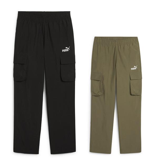 PUMA（プーマ） ロングパンツ ジュニア ESS ウーブンカーゴパンツ