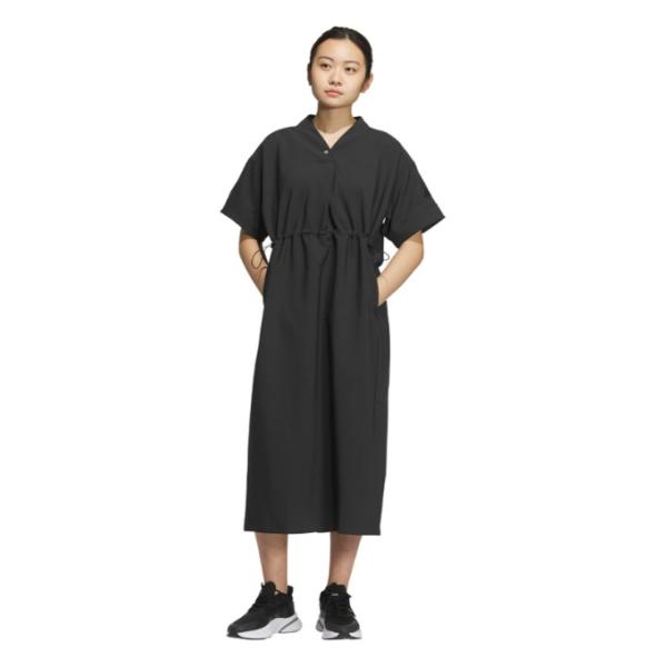 新品2XS Adidas 半袖ワンピース レディース ブラック KB6409