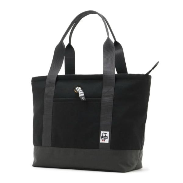 通勤通学やお出かけ、小旅行にもオススメ、毎日使えるCHUMS定番のトートバッグ■カラー：BK/CH ( Black/Charcoal )■サイズ：H31×W34×D15cm※製品によって仕上りサイズに多少の誤差がありますのでご了承下さい。■...